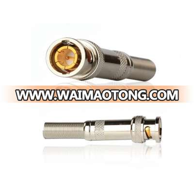 Video coaxial BNC Male plug Soldering or Screw Full copper BNC Connector